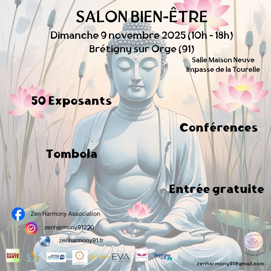 Salon bien-être de Brétigny-sur-orge 9 novembre 2025